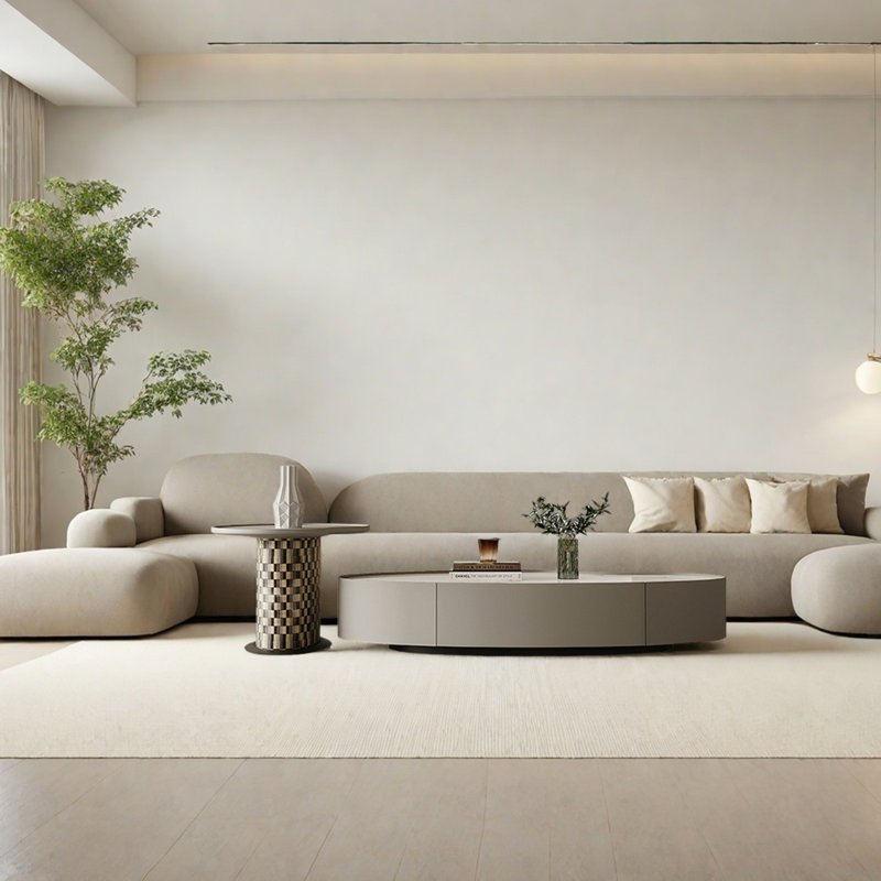 Ensemble de tables basses simples et modernes