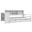 Lit de jour multifonctionnel d'angle avec tiroirs de rangement, bureau, port de charge-875006222