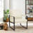 Upholstered Modern Accent Chair with Metal Frame-1657478159