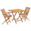 Solid Wood Patio Dining Set Table,