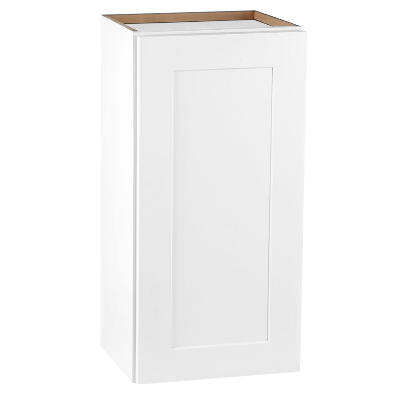 Armoire murale en bois massif blanc à une porte réglable pour salle de bain 12 "l 12" x P 30 "
