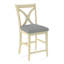 Hues Upholstered Stool with Solid Wood Frame-40666249-40715604-62149125