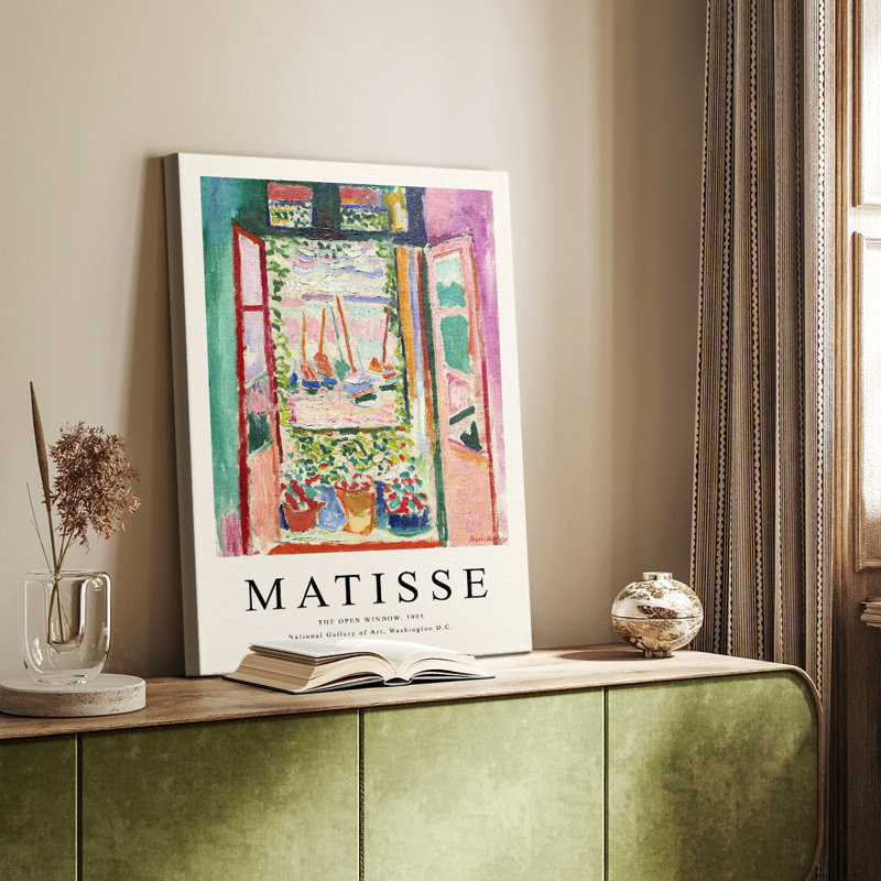 Matisse CXCVII, reproduction d'art encadrée sur mesure, galerie Cavas, H 60 po x l 40 po