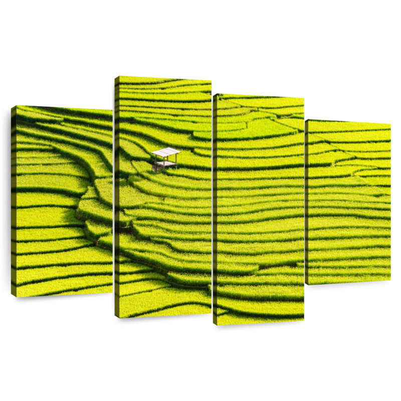 Alvord Asian Rice Terraces, 27" H x 43" W