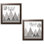 «Southwest Geo II and III BW», ensemble de 2 reproductions d'impressions