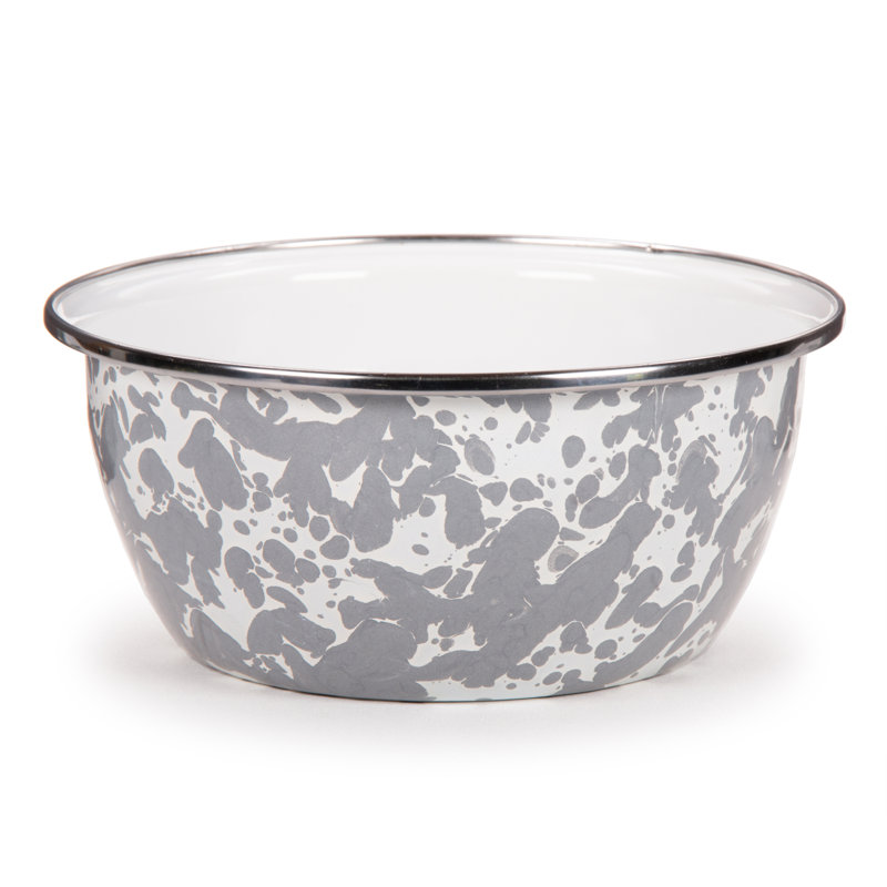 24 Oz. Salad Bowl, Gray Swirl