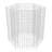 Hexagonal Metal Planter Box with Trellis-26730263