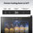 Compact 60-Can Beverage Cooler With Double Glass Door –  34°F to 54°F Mini Beverage Fridge For Beer, Soda & Wine, Adjustable Shelves, Led Interior Light, Quiet Energy Saving Cooling Beverage Refrigerator