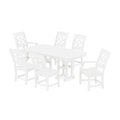 Martha Stewart by POLYWOOD Chinoiserie 7-Piece Dining Set