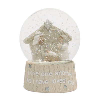 Holy Family Nativity Snow Globe