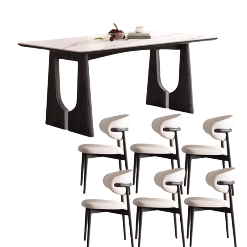 Table de salle à manger Retro, H 29,5 po x L 55,1 po x l 31,5 po