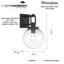 Wenston 1 - Light Outdoor Sconce-1104854446
