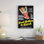«Don't Bother To Knock Film Poster», affiche vintage sur toile