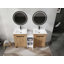 Meuble-lavabo autoportant avec lavabo en céramique et armoires de rangement, porte à fermeture douce