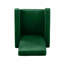 Fauteuil inclinable à pieds hauts en métal