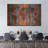 " Wooden Typography Map Multi Piece Canvas Print " 3 Piece Art Set-93057946