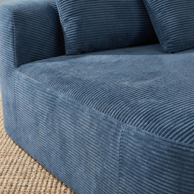 Méridienne de 67,3 po pour l'intérieur, surdimensionné, canapé-lit sans dossier, fauteuils de lecture à assise profonde, fauteuils confortables pour le salon, aucun assemblage requis