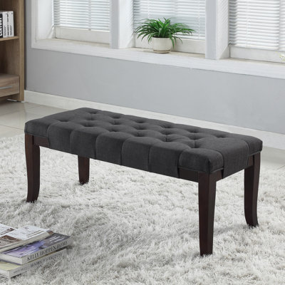 Banc touffeté, tissu