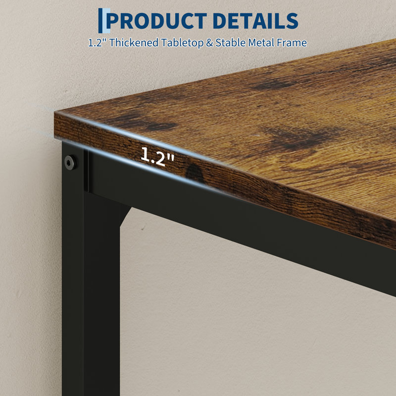 Table de bar pour la cuisine, Brun