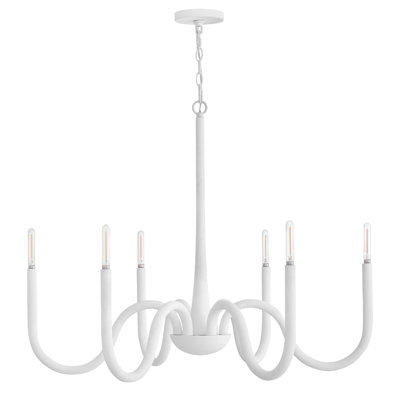 Lustre classique à 6 lumières de style bougie Tala
