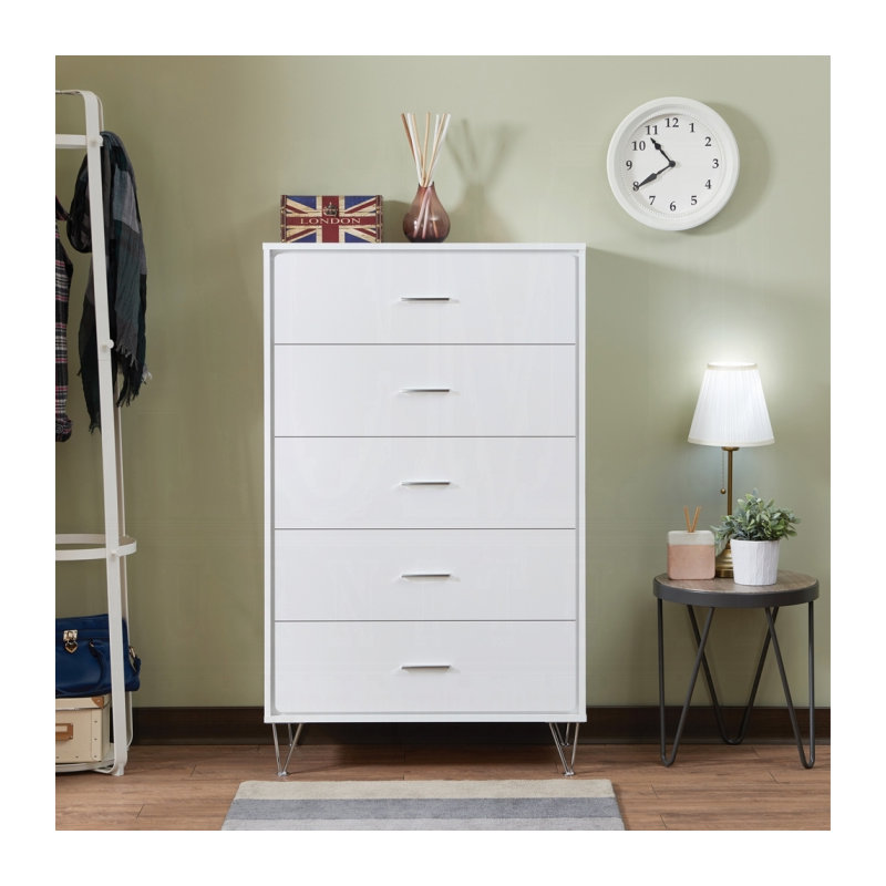 Commode Deoss, Blanc