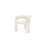 Chaise avec accoudoirs White Boucle-2103558382