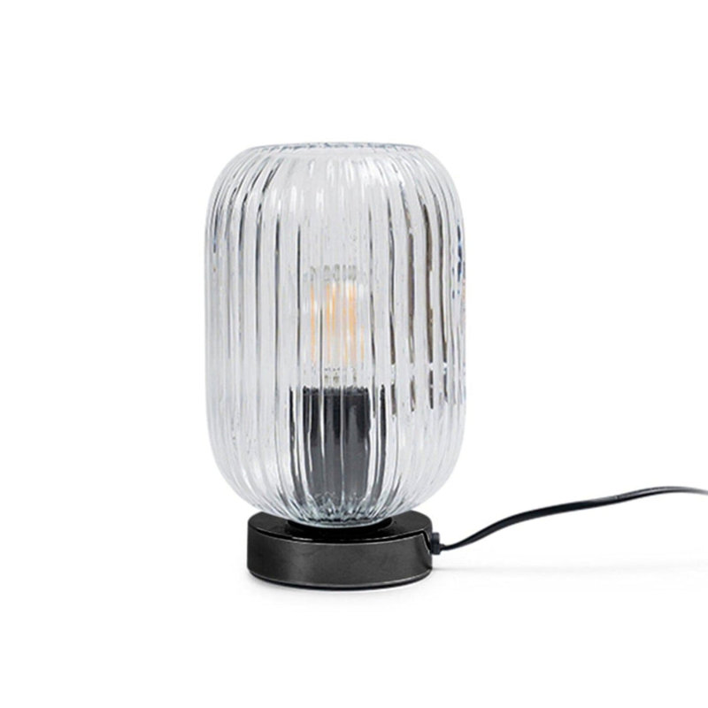Showstead Table Lamp, Clear, Black