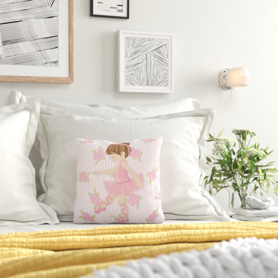 Coussin intérieur/extérieur à points ballerine head