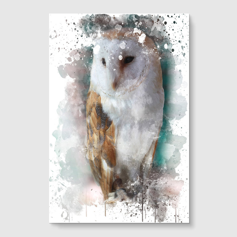 Barn Owl - Frameless Print, 42cm H x 29.7cm W