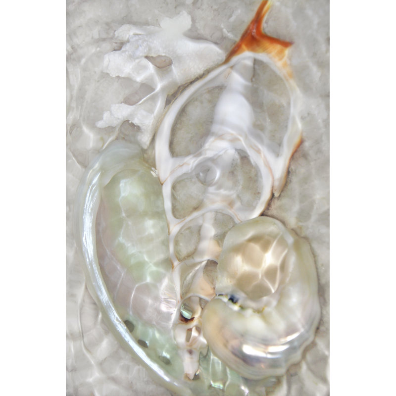«Underwater Light Waves VIII» par Leda Robertson, impression sur toile tendue, H 30 po x l 20 po x P 1,25 po