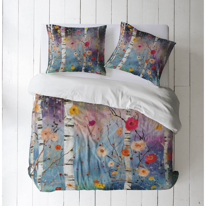 Modern & Contemporary Duvet Cover, Queen Duvet Cover + 2 Queen Shams