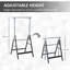 68cm W Steel Top Height-Adjustable Workbench