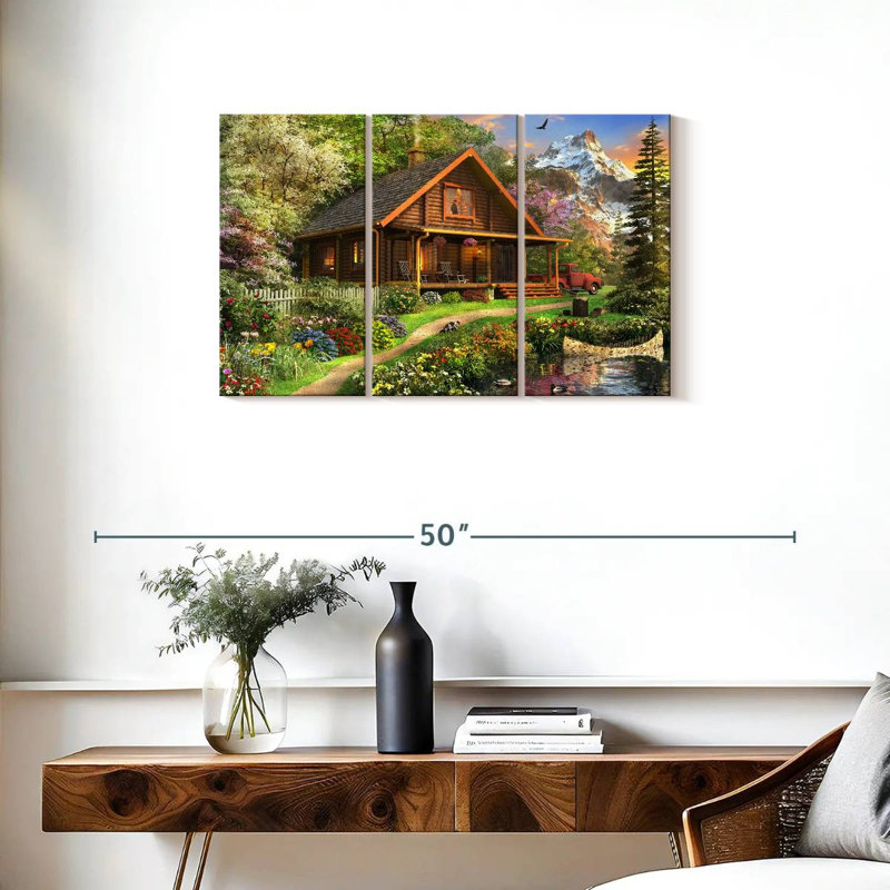 Lilie Log Cabin Home, H 20 po x l 33 po