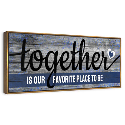 Plaque murale "Together"
