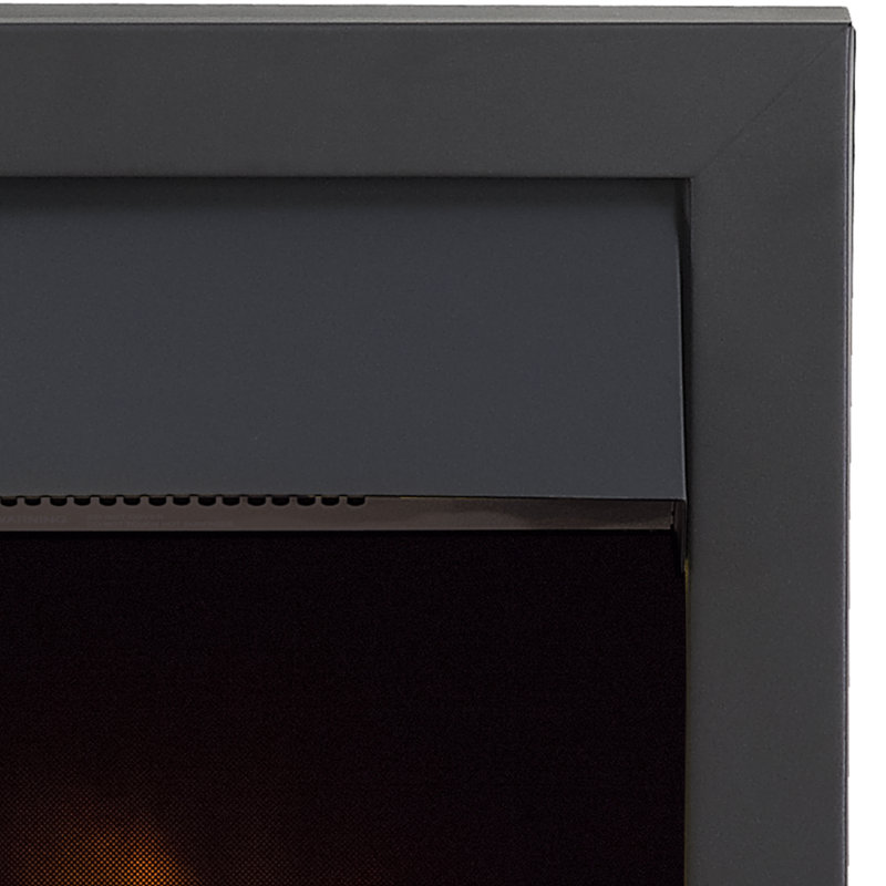 Blenheim Adam 50.7 cm W Fireplace Insert with 6824.28 BTU, Black