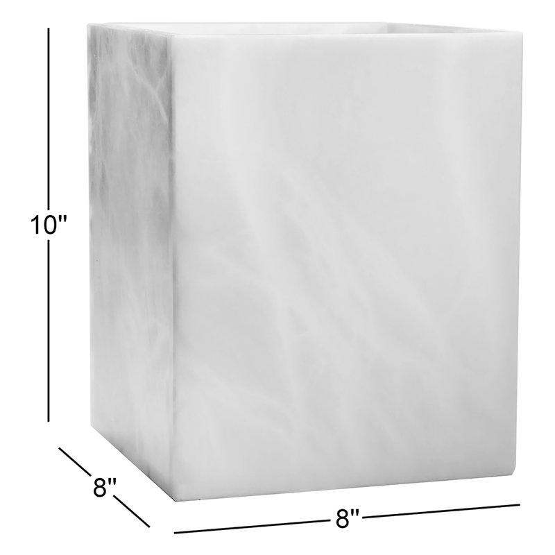 Alisa 3 Gallons Waste Bin, White