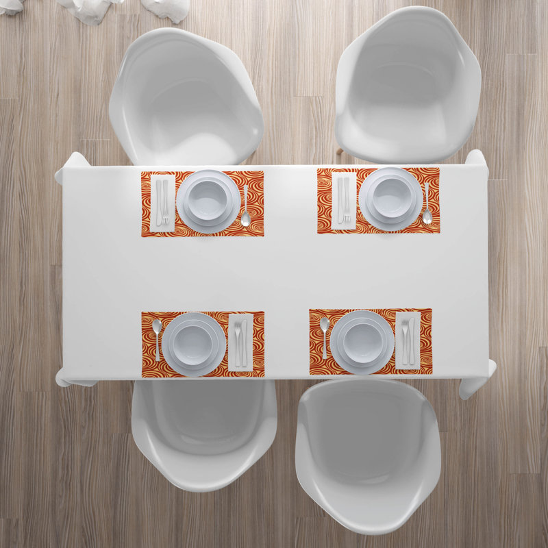 Polyester Geometric Rectangle Placemat