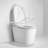 MEDUNJESS 1.28 Gallons GPF Upgraded Smart Toilet With Auto Lid, Heated Seat, Night Light, Auto Flushing