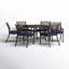 Ensemble repas extérieur en aluminium pour 6 personnes Arelli-1121963752