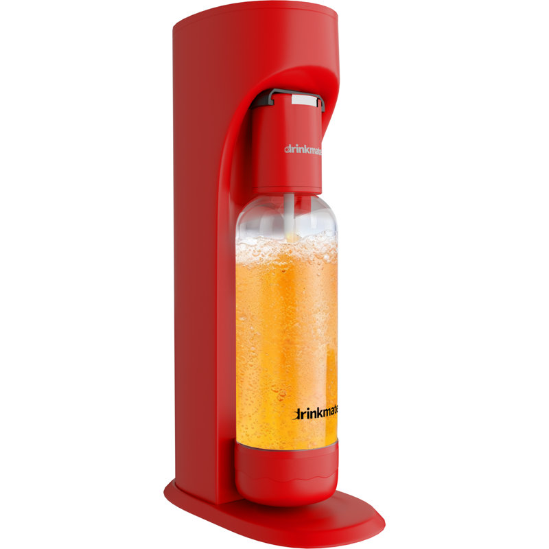 WHITE OmniFizz Kit NOT including CO2 cylinder, Royal Red