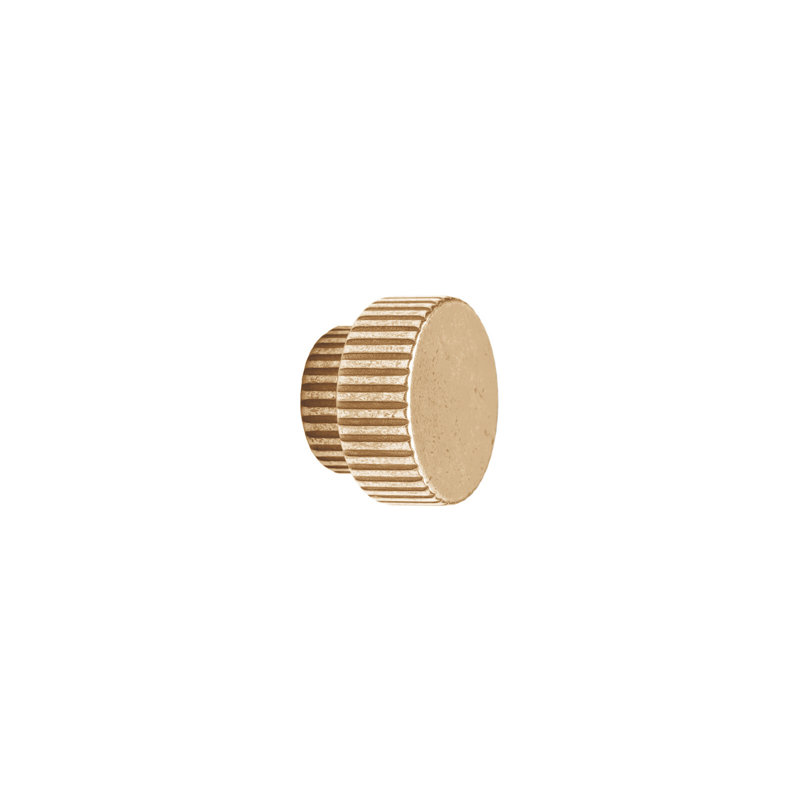 Flute Bronze Mushroom Knob, Silicon Bronze Light