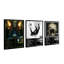 Ensemble de 3 affiches encadrées, reproductions sur toile des pochettes d'albums de Korn : The Paradigm Shift, The Nothing, Take a Look in the Mirror. Décoration murale idéale pour la chambre ou le salon. Cadeau parfait pour les amateurs de rock.-2044576876