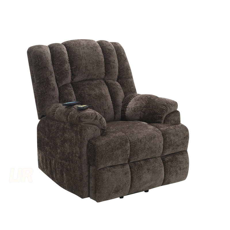 Fauteuil inclinable électrique Pacay Chenille Power Motion avec levage, chauffage et massage