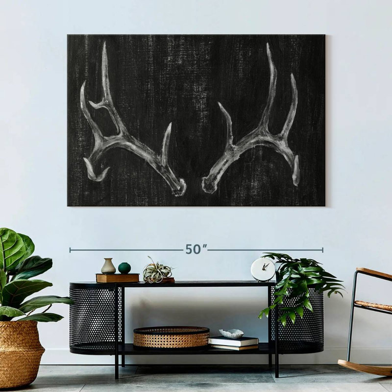 Senne Rustic Antlers I, 34" H x 51" W