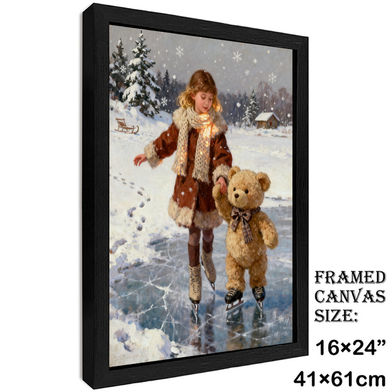 Art mural rétro noir et ours en peluche, impressions de style rétro, H 25 po x l 17 po
