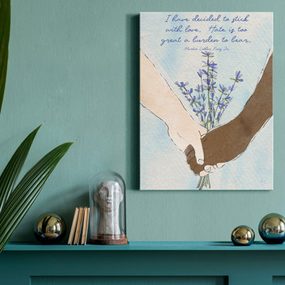 «Stick With Love» par Susan Jill, reproduction d'art sur toile tendue