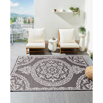 Outdoor Rug KOHIMA Grey