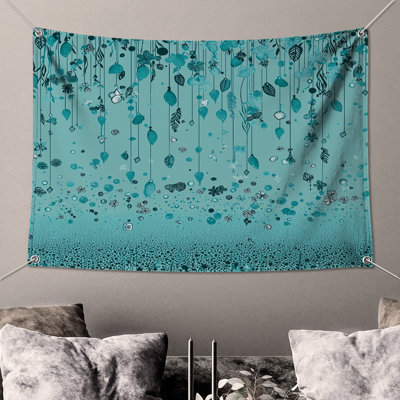 Floral Wall Tapestry -  Nature Wall Decor