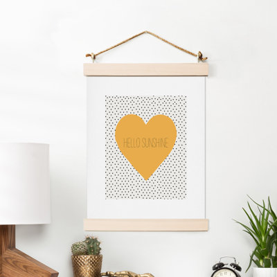 « hello soleil », impression sur papier