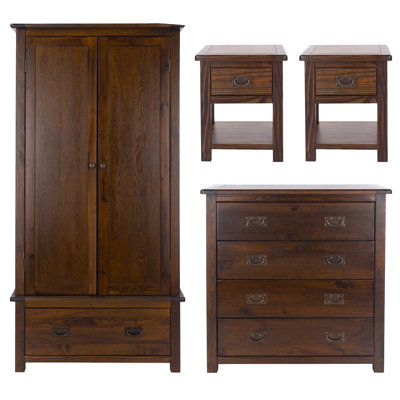 Solid Wood Piece Bedroom Set